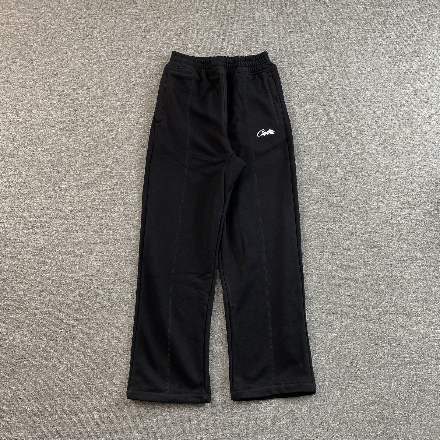 Corteiz HMP Open Hem Pants Black