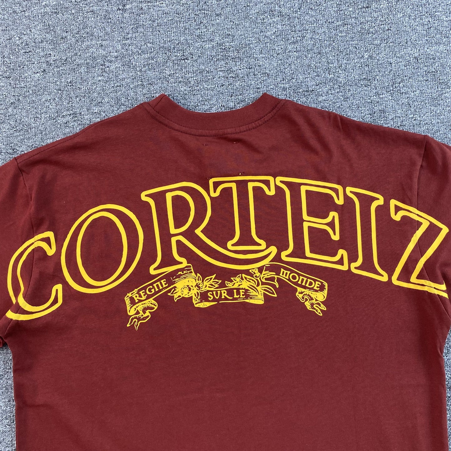 Corteiz Royale Tee Burgundy