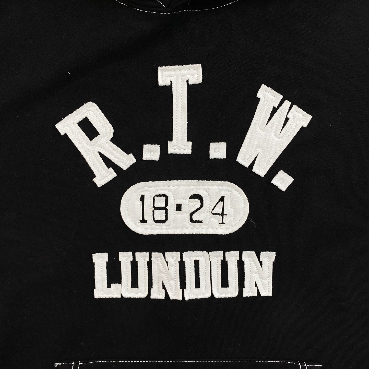 Corteiz RTW College Hoodie Black