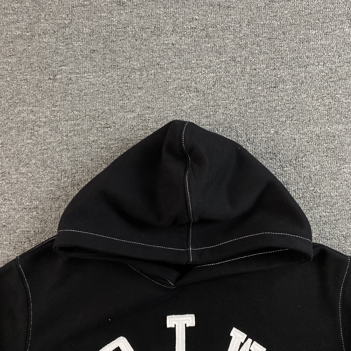 Corteiz RTW College Hoodie Black