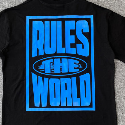 CORTEIZ RULES THE WORLD TEE BLACK-Drip Store Argentina
