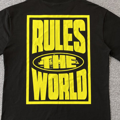 CORTEIZ RULES THE WORLD TEE BLACK-Drip Store Argentina