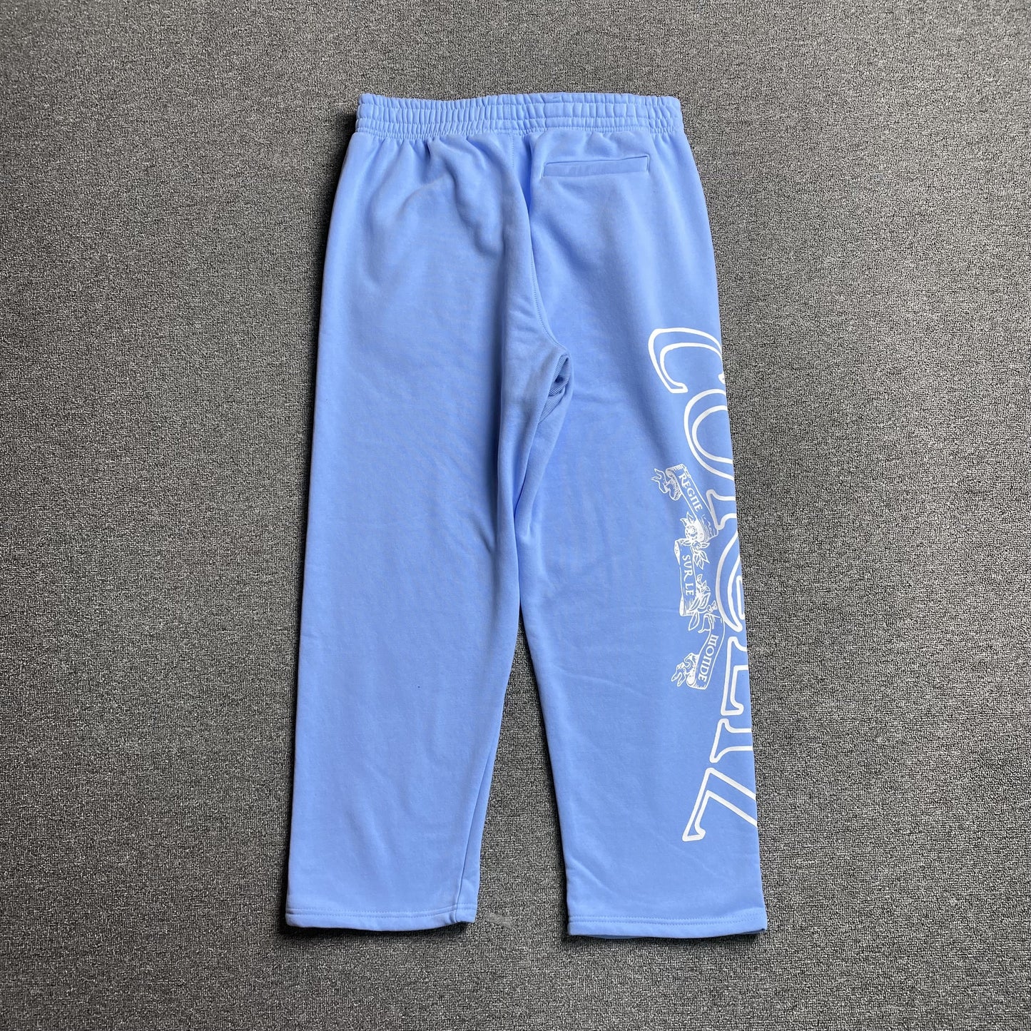 Corteiz Superior Royale Open Hem Pants Baby Blue