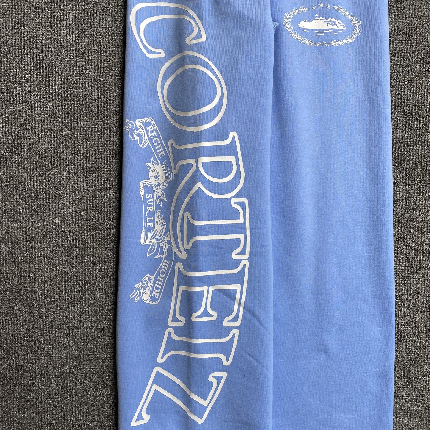 Corteiz Superior Royale Open Hem Pants Baby Blue