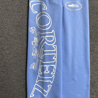 Corteiz Superior Royale Open Hem Pants Baby Blue