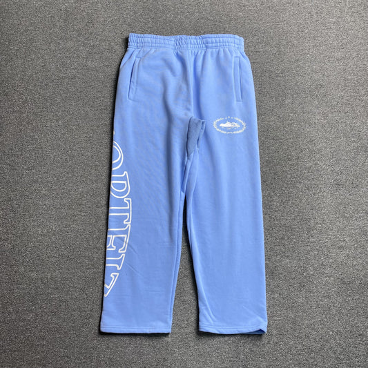 Corteiz Superior Royale Open Hem Pants Baby Blue