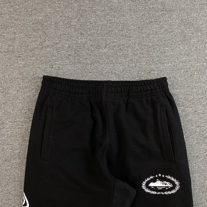 Corteiz Superior Royale Open Hem Pants Black