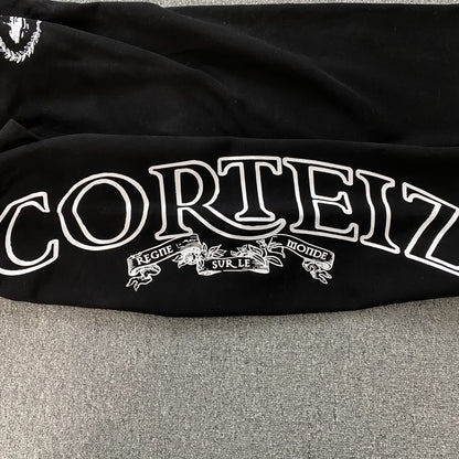 Corteiz Superior Royale Open Hem Pants Black