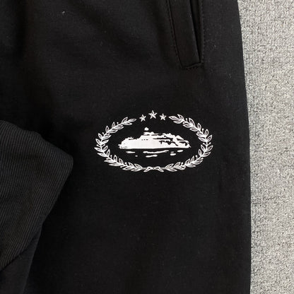 Corteiz Superior Royale Open Hem Pants Black
