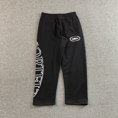 Corteiz Superior Royale Open Hem Pants Black