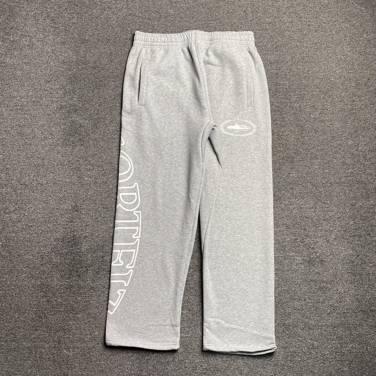 Corteiz Superior Royale Open Hem Pants Grey