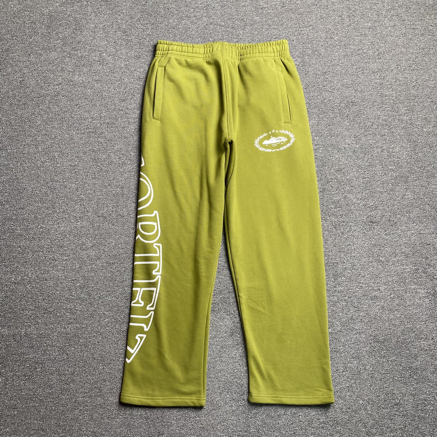 Corteiz Superior Royale Open Hem Pants Olive