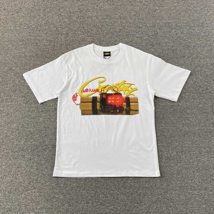 Corteiz Timebomb Tee White