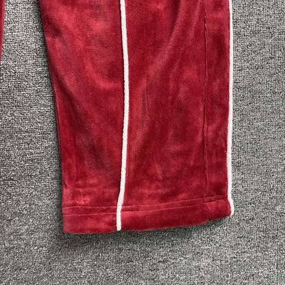 Corteiz VVS Uptown Pant Burgundy
