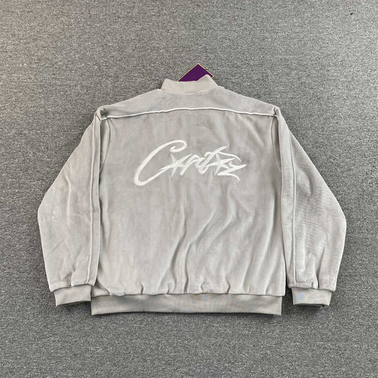 Corteiz VVS Velour Jacket Grey