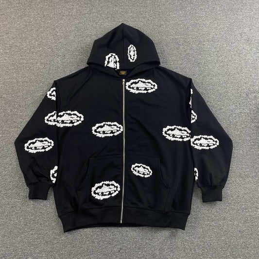Corteiz x Denim Tears Island Wreath Jacket Black