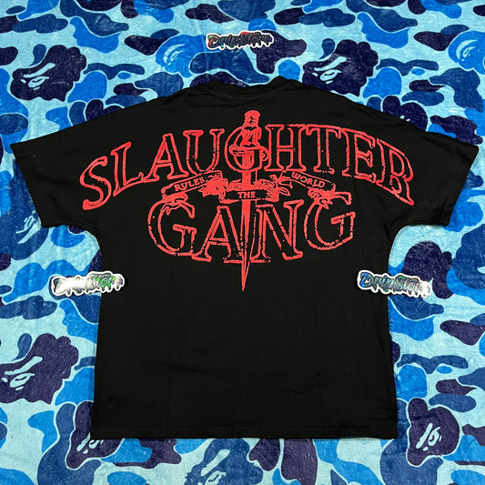 Corteiz x Slaughter Gang 21 Savage T-shirt Black