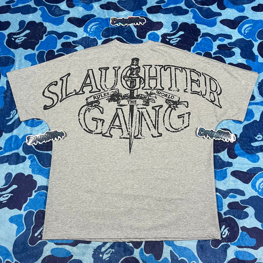 Corteiz x Slaughter Gang 21 Savage T-shirt Grey