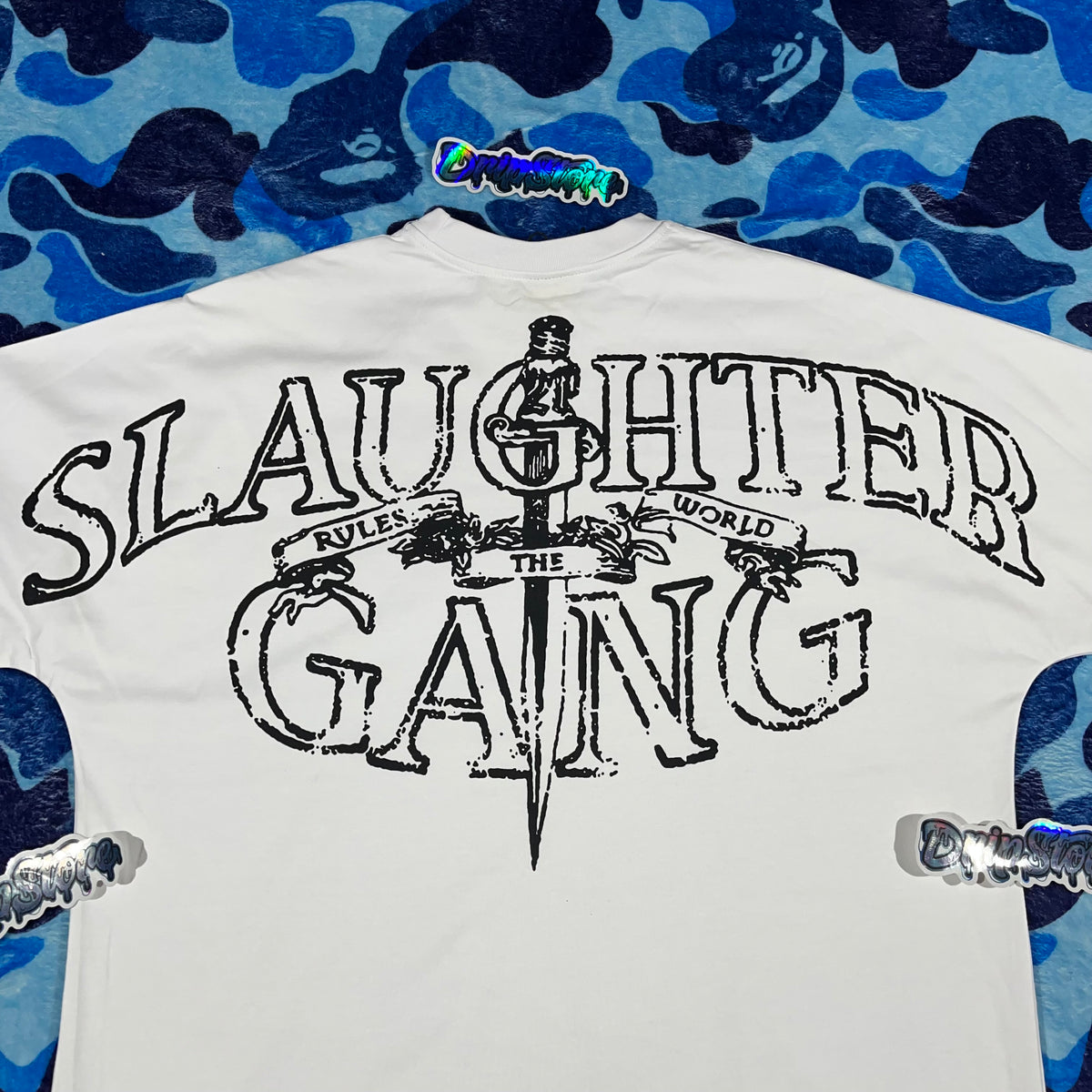 Corteiz x Slaughter Gang 21 Savage T-shirt White