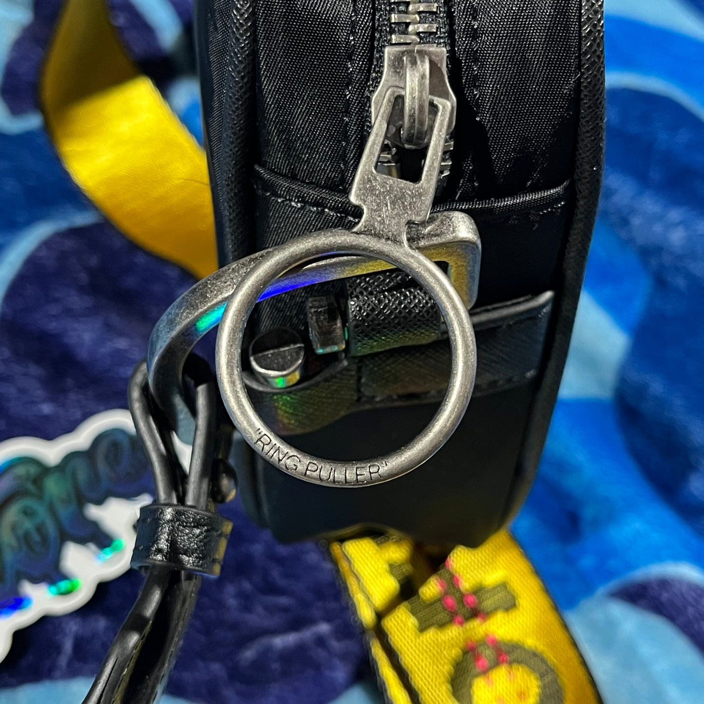 Off White Logo Crossbody Bag Black