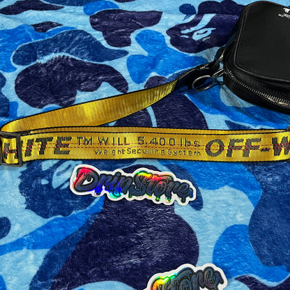 Off White Logo Crossbody Bag Black