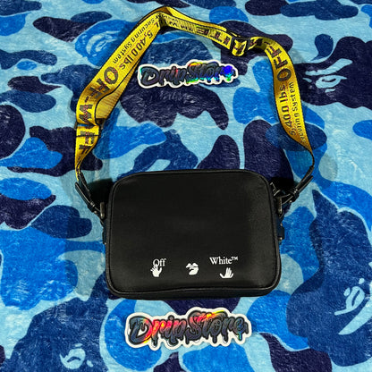 Off White Logo Crossbody Bag Black