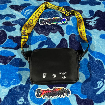 Off White Logo Crossbody Bag Black