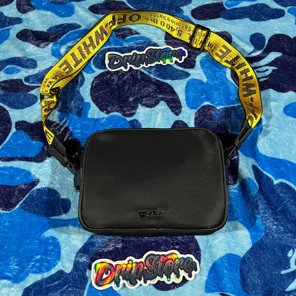 Off White Crossbody Bag Small Logo Black
