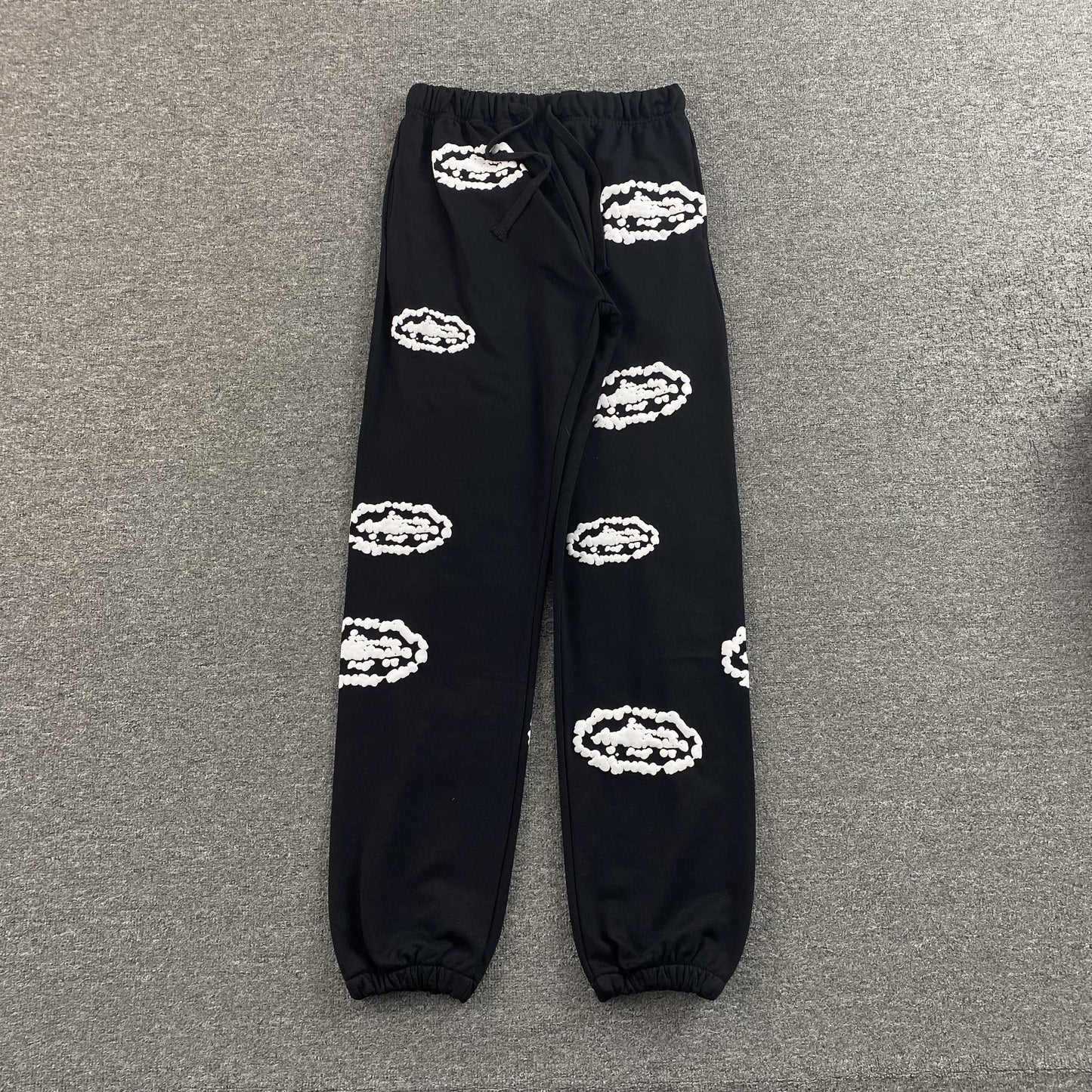 Corteiz x Denim Tears Island Wreath Pants Black