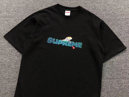 SUPREME LIZARD TEE BLACK