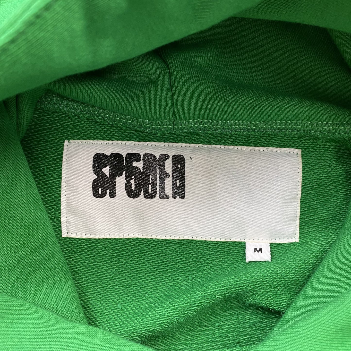 SP5DER STAR OG WEB V2 HOODIE SLIME GREEN