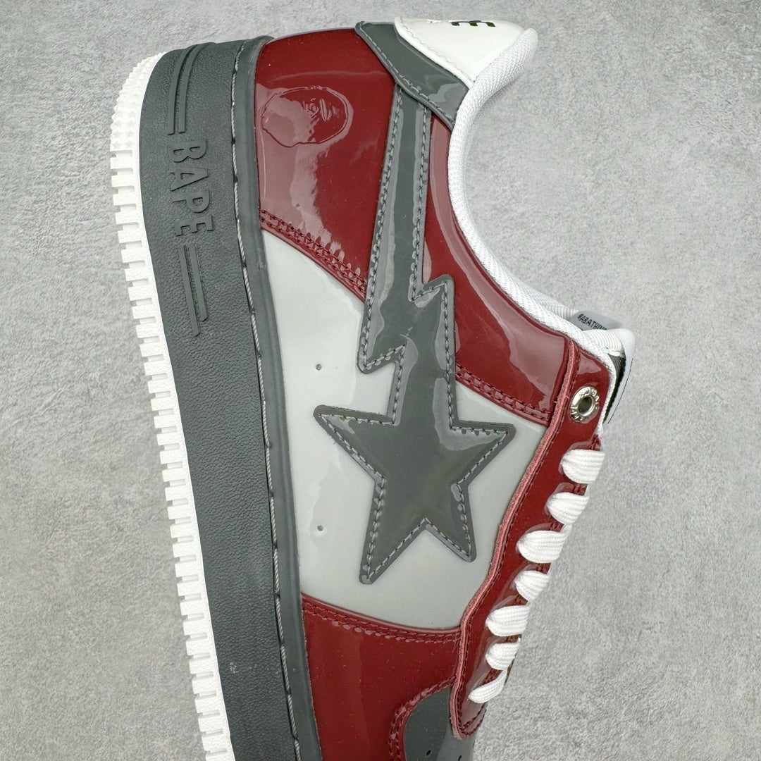 A Bathing Ape Bape Sta Nostalgic Burgundy Grey