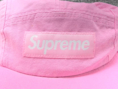 Supreme Canvas Camp Cap Pink