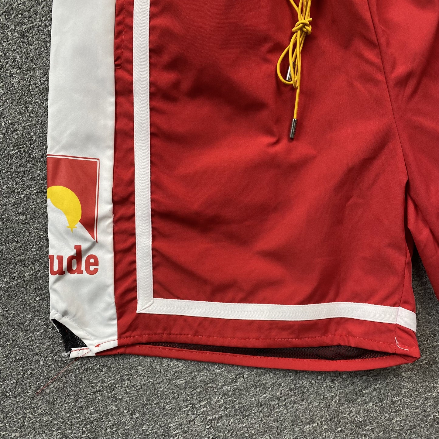 RHUDE SHORTS RED