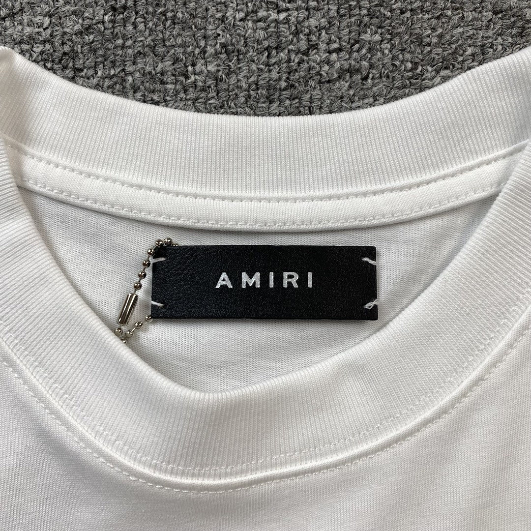 AMIRI BANDANA PRINT TEE WHITE