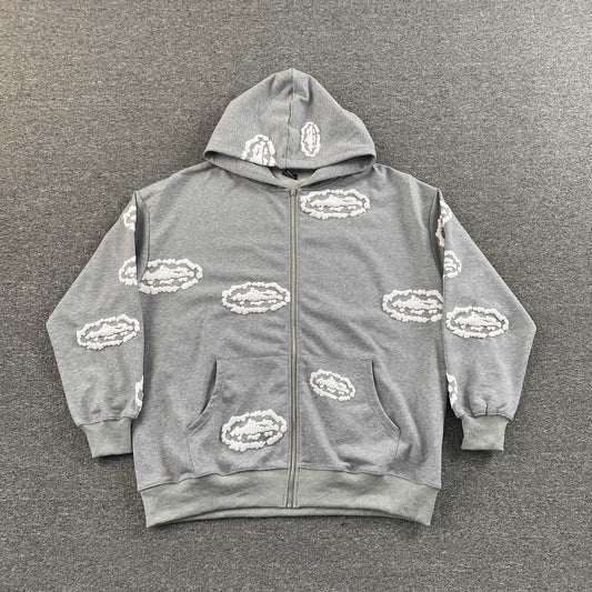 Corteiz x Denim Tears Island Wreath Jacket Grey