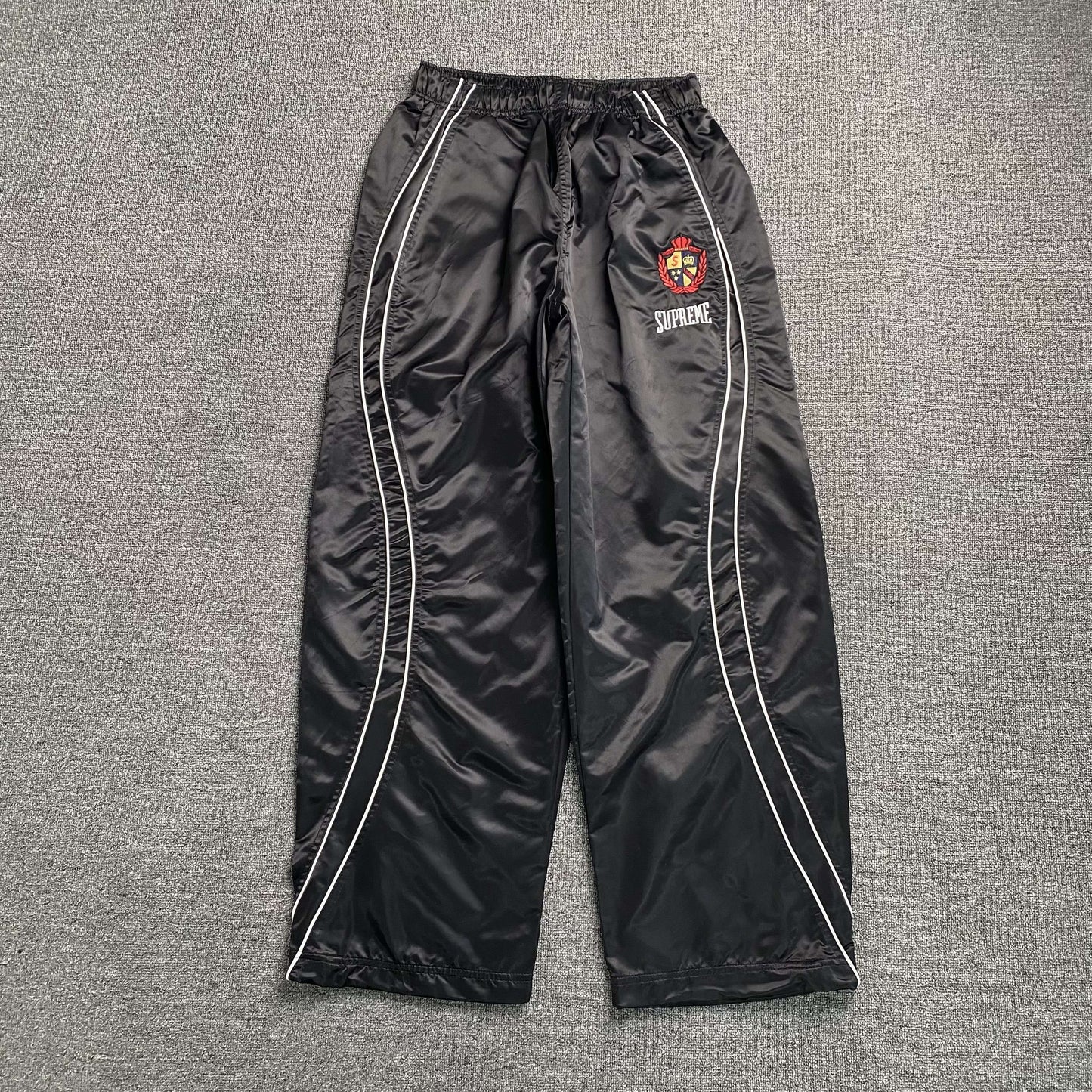 Supreme Satin Track Pants Black