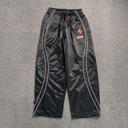 Supreme Satin Track Pants Black