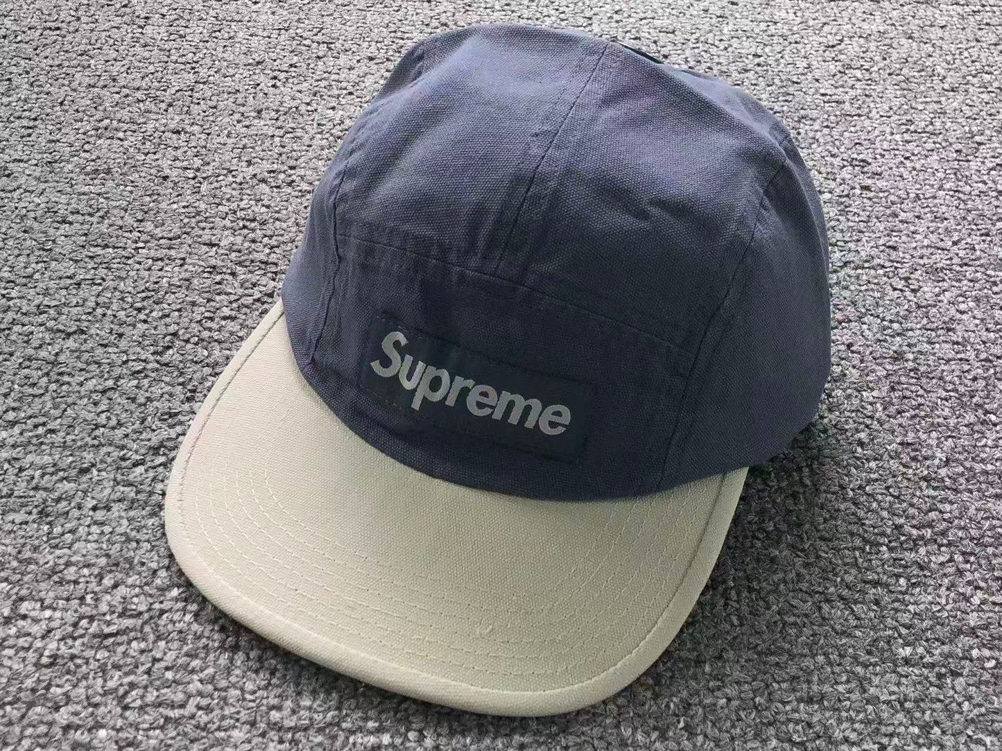 Supreme Ventile Camp Cap Navy
