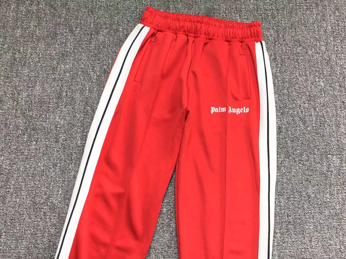 PALM ANGELS CLASSIC TRACK PANTS RED