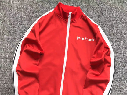 PALM ANGELS CLASSIC TRACK JACKET RED