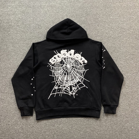 SP5DER OG WEB HOODIE BLACK