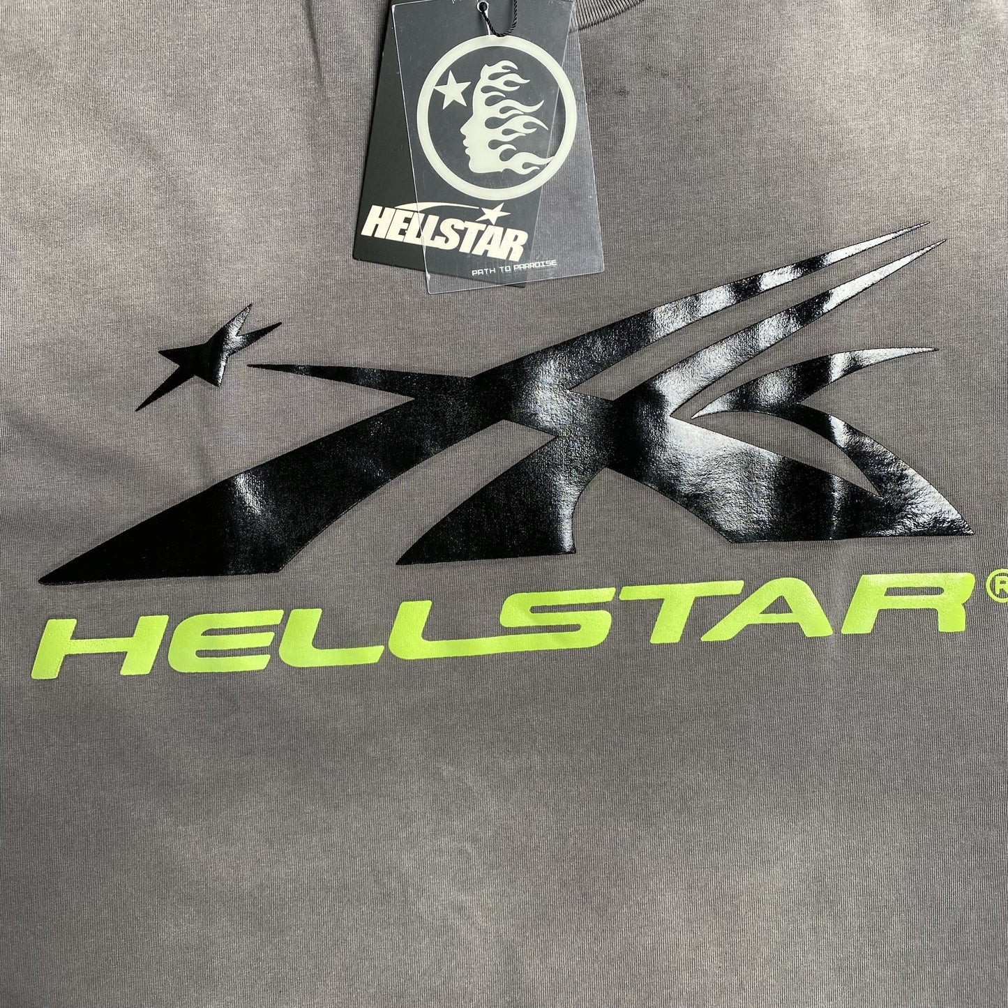 HELLSTAR SPORTS LOGO GEL TEE GREY