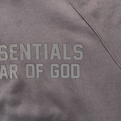 FEAR OF GOD ESSENTIALS HOODIE PLUM