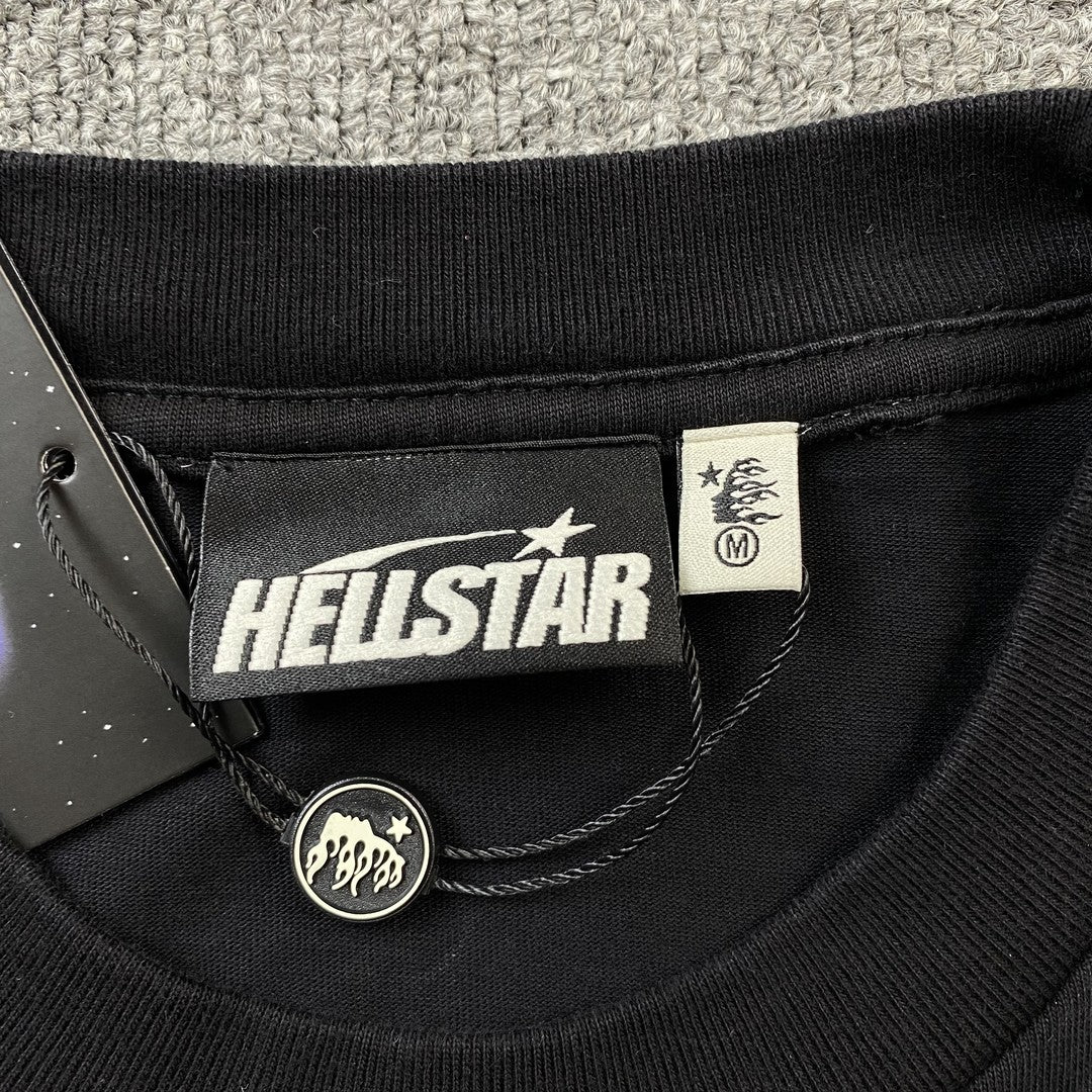 HELLSTAR FULL MOON TEE BLACK