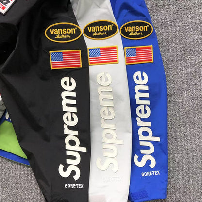 Supreme Vanson Leathers GORE-TEX Shell Jacket Black
