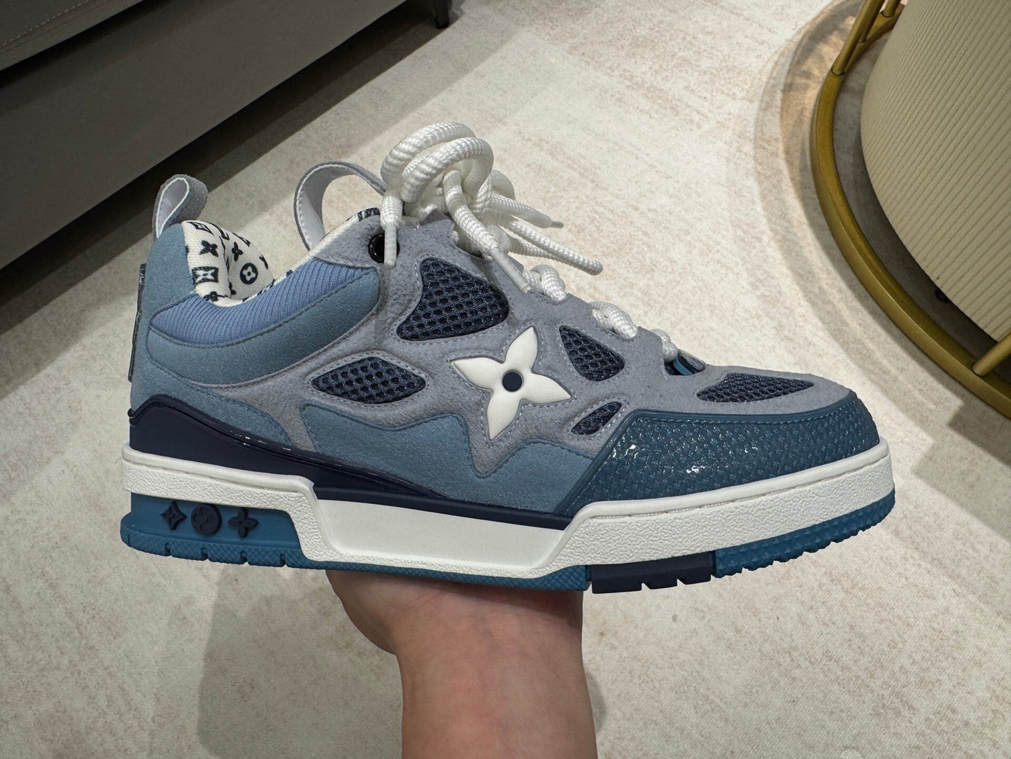 Louis Vuitton Skate Sneaker Luxury Blue