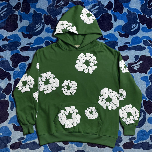 DENIM TEARS THE COTTON WREATH HOODIE GREEN-Drip Store Argentina