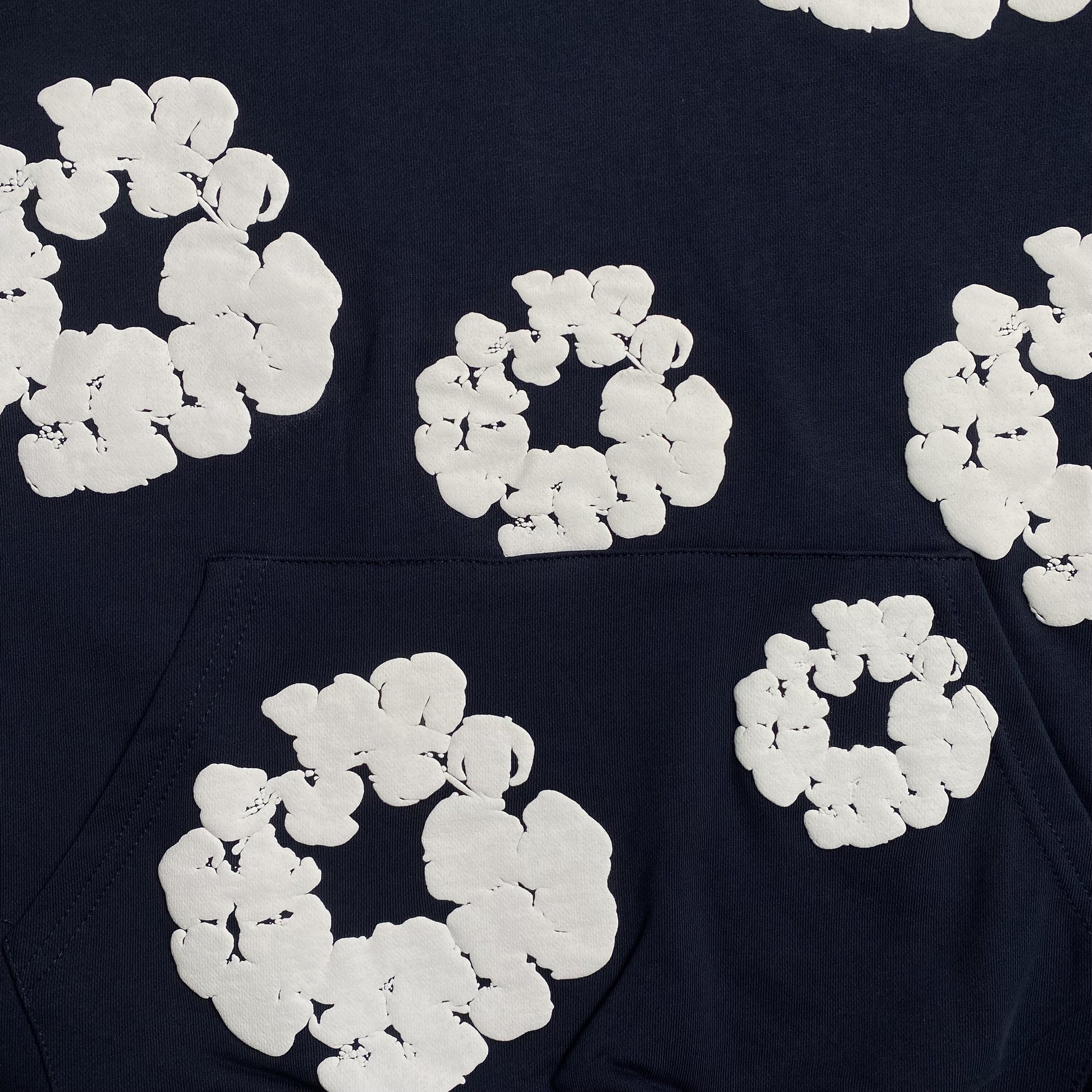 DENIM TEARS THE COTTON WREATH HOODIE NAVY-Drip Store Argentina