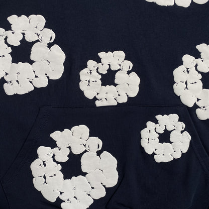 DENIM TEARS THE COTTON WREATH HOODIE NAVY-Drip Store Argentina